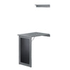 SoBuy Tavolo a muro pieghevole con lavagna 75x50x76cm FWT20-HG