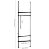 SoBuy Cabina armadio regolabile 80x27x295cm KLS07-SCH