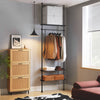 SoBuy Cabina armadio regolabile 80x27x295cm KLS07-SCH