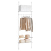 SoBuy Cabina armadio regolabile 80x27x295cm KLS07-W