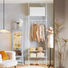 SoBuy Cabina armadio regolabile 80x27x295cm KLS07-W