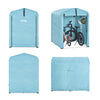 Sobuy Garage Auto per Esterno Tenda per Bicicletta Box Moto Impermeabile Tendone per Auto Moto e Attrezzi Capanno da Giardino e Ripostiglio da Esterno Azzurro 120x176x163 cm KLS11-BL
