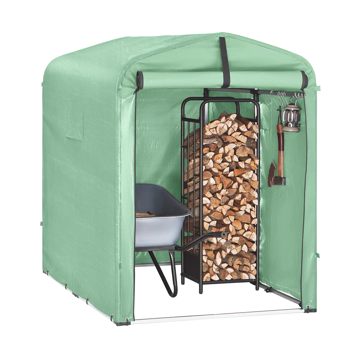 Casetta Da Giardino Per Biciclette E Moto - Tenda Deposito Impermeabile 220x157 Cm, Struttura Acciaio Zincato