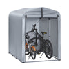 Sobuy Garage Auto per Esterno Tenda per Bicicletta Box Moto Impermeabile Tendone per Auto Moto e Attrezzi Capanno da Giardino e Ripostiglio da Esterno Argento 120x176x163 cm KLS11-K