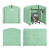 SoBuy Casetta da Giardino, Tenda Esterno Impermeabile, Rimessa Moto con Ganci, Garage per Biciclette e Attrezzi, Deposito Bici, Spazio di Stoccaggio, Verde, 159x219x165 cm, KLS11-L-GR
