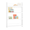SoBuy Platzsparendes Bücherregal für Kinder 80x12x118cm KMB08-W