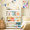 SoBuy Platzsparendes Bücherregal für Kinder 80x12x118cm KMB08-W