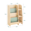 SoBuy Libreria per bambini 63x30x90cm KMB114-GR