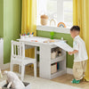 SoBuy Tavolo con sedia per bambini 80x50x65.5cm KMB60-W