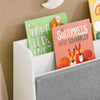 SoBuy Panca con libreria per bambini 100x45x70cm KMB66-W