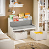 SoBuy Panca con libreria per bambini 100x45x70cm KMB66-W