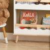SoBuy Libreria per bambini in gomma 75x15x120cm KMB77-W