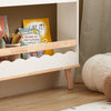 SoBuy Libreria per bambini in gomma 75x15x120cm KMB77-W