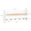 SoBuy Appendiabiti a muro per bambini 73x15x30cm KMB78-W