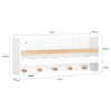 SoBuy Appendiabiti a muro per bambini 73x15x30cm KMB78-W