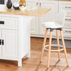 SoBuy Credenza con piano pieghevole in pino 145x60x95cm KNL06-WN