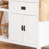SoBuy Credenza con piano pieghevole in pino 145x60x95cm KNL06-WN