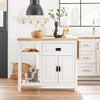 SoBuy Credenza con piano pieghevole in pino 145x60x95cm KNL06-WN