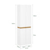 SoBuy Armadio multifunzionale 61x30x192cm KSB01-W