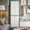 SoBuy Armadio multifunzionale 61x30x192cm KSB01-W