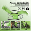 SoBuy Sdraio a dondolo con poggiatesta 63x150x87cm OGS28-GR