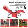 SoBuy 2 x Sdraio a dondolo con poggiatesta 63x150x87cm OGS28-RX2