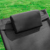 SoBuy Sdraio a dondolo con poggiatesta 63x150x87cm OGS28-SCH