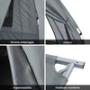 SoBuy Tenda pieghevole 193x86x160cm OGS32-II-HG
