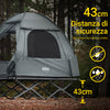 SoBuy Tenda pieghevole 193x145x185cm OGS32-II-L-HG