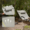 SoBuy Sedia sdraio con cuscino 56x165x67cm OGS38-HG
