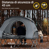 SoBuy Tenda pieghevole 194x145x157cm OGS60-L-HG
