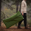 SoBuy OGS61-L-GR Tenda da campeggio per 2 persone Letto a castello Tenda 4 in 1 con borsa di trasporto Brandina pieghevole campeggio Verde pratico 193 x 145 x 185 cm