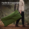 SoBuy OGS61-L-GR Tenda da campeggio per 2 persone Letto a castello Tenda 4 in 1 con borsa di trasporto Brandina pieghevole campeggio Verde pratico 193 x 145 x 185 cm