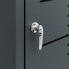 SoBuy OGS64-DG Copribidone doppio in acciaio zincato 240L per 2 bidoni (immagine 7/12)