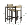 SoBuy Tavolo con 2 sedie 89x45x87cm OGT03-N