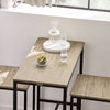 SoBuy Tavolo con 2 sedie 89x45x87cm OGT03-N