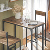 SoBuy Tavolo con 2 sedie 89x45x100cm OGT03-XL