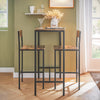 SoBuy Tavolo con 2 sedie 89x45x100cm OGT03-XL