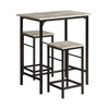 SoBuy Tavolo con 2 sgabelli 80x50x87cm OGT10-HG