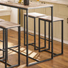 SoBuy Tavolo con 4 sgabelli 100x60x93cm OGT15-N