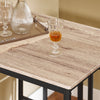 SoBuy Tavolo con 4 sgabelli 100x60x93cm OGT15-N
