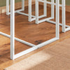 SoBuy Tavolo con 4 sgabelli 100x60x93cm OGT15-WN
