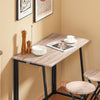 SoBuy Tavolo con 2 sgabelli 90x45x74cm OGT18-N