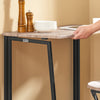 SoBuy Tavolo con 2 sgabelli 90x45x74cm OGT18-N