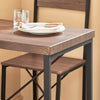 SoBuy Tavolo con 2 sedie 80x50x75cm OGT19-N