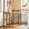 SoBuy Tavolo con 2 sedie 80x50x75cm OGT19-N