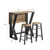 SoBuy Tavolo pieghevole con 4 sgabelli 80x80x88cm OGT24-N