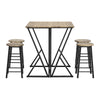 SoBuy Tavolo pieghevole con 4 sgabelli 80x80x88cm OGT24-N