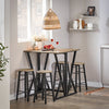 SoBuy Tavolo pieghevole con 4 sgabelli 80x80x88cm OGT24-N
