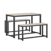 SoBuy Tavolo con 2 panche 110x58x74cm OGT25-HN